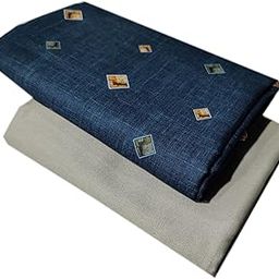 Men's Poly Cotton Shirt And Trouser Unstitched Fabrics Set (Multicolor_Freesize) 18-image-96
