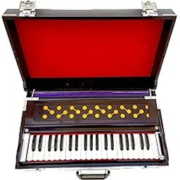 KHALSA MUSICAL Folding Harmonium 42 Keys Deluxe Quality with Carry Bag-image-72