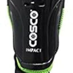 Cosco Impact Football Shinguard, Senior (Green/Black)-image-39