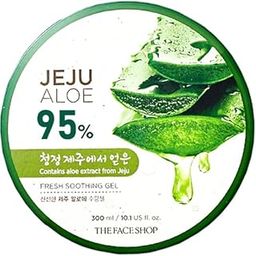 The Face Shop Non-Sticky Transparent 3 in 1 Aloe Fresh Soothing gel for Skin, Body and Hair |Reduces Dark Spots and Acne,300ml-20