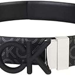 Logo Brown Leather Reversible Belt-image-6
