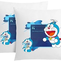 Khakee Kids Room Theme Printed Cushion Cover (12x12 Inches)(Pack of 2)-image-86