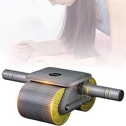 Gvnd Ab Roller Set with Handle and Silent Knee Pad Mat for Exercise Gym, Premium Abdominal Ab Roller with Phone Holder for Core workout, fitness & Exercise, Home Workout Equipment for Men Women-12