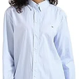 tommy hilfiger Women's Striped Relaxed Fit Shirt-picture-29