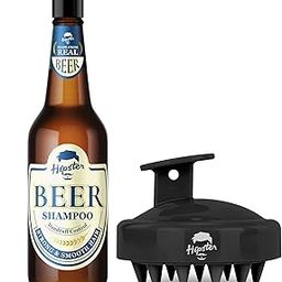 Hipster Beer Dandruff Control Shampoo 250ml | Hair Scalp Massager Brush Combo | For Men | No Alcohol, No Paraben-12