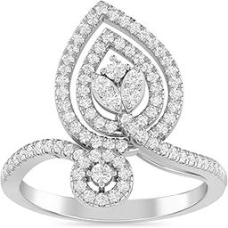 White Gold and Solitaire Ring for Women-image-38