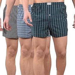 Pack of 3 Cotton Checkered Men Boxer-picture-31