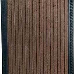 Rubber Coir Molded Entryway Rug for Indoor & Covered Door Entrances Driver Foot Mat 1 pc (Coffee)-picture-13