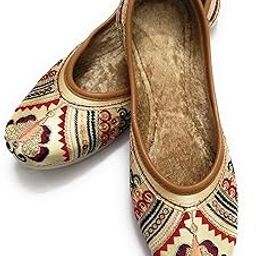 NIHARIKA Women Punjabi Embroidery Jutti with Beautiful Design-image-22