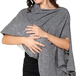 ZELENA Nursing Covers for Feeding Mom | Feeding Nursing Cover | Feeding Cover Breastfeeding Mother | Baby Apron | Feeding Apron | Pregnant Women Gift Items | Breathable Cotton Fabric-image-29