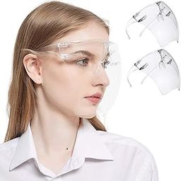 ANY DESIGNER Ear Fit Armor Face Shield With Anti Fog & Anti Splash Glass, Comfortable & Fashionable With Detachable Nose Pad, Reusable, Pack of 1, Transparent, Unisex Use For 7 Years & Above-picture-21