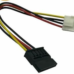 For Hikvision DVR NVR 4 Pin to 2x SATA Female Hard Drive Power Adapter Cable-58
