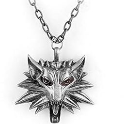 Witcher Wolf Inspired Silver Pendant Necklace Fashion Jewellery Accessory for Men and Women-image-7