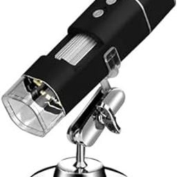 Wireless Digital Microscope 1000X Magnification USB Handheld Microscope 1080P Compatible with Phone/Mac and Android/Windows-10