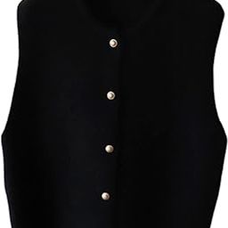 |Knitted Clothes Modern Sport Vintage Style Lightweight Sleeveless Gilet Black|Clothing Shoes & Accessories | Womens Clothing | Coats & Jackets|1XKnitted-image-80
