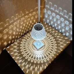 Kixre Touch Crystal Diamond Table Lamp, Romantic LED Night Light Modern Gift Relax Bedside Lamp with USB Charging Port Decoration Desk Nightstand Lamps for LivingRoom/Bedroom/Study Room/Office/Bar-15