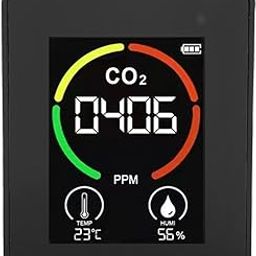 CO2 Detector, TVOC Sensor Monitor, Carbon Dioxide Meter for Home, Office. Color Display, Real time Alert, Portable. for Air Quality Monitoring in Various Places.-image-67