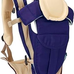 SONNASOFT Kids 4-in-1 Adjustable Baby Carrier Cum Kangaroo Bag/Honeycomb Texture Baby Carry Sling/Back/Front Carrier for Baby with Safety Belt and Buckle Straps (Blue)-image-99