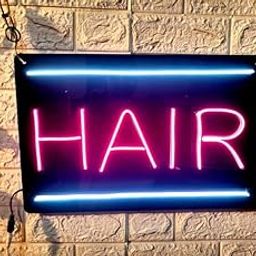 LUXURY SIGN INDIA Hair Neon Sign For Hair Salon Beauty Room Decor Barber Neon LED Signs for Wall Haircut Neon Lights Signs LED Neon Signs for Barber Shop Beauty Salon Studio Decor Business (12x18Inch)-image-97
