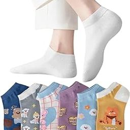New Desigen Girls Women’s Comfort Ankle Length Socks No Show Low Cut Socks Multicolor (Free Size Pair Pack)-image-74