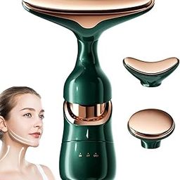 3 in 1 Anti Wrinkles Face Neck Eyes Massager,Vibration Facial Massager for Skin Care,Face Sculpting Tool Multifunctional Neck Face Massager Beauty Device,Neck Device Face Lift Tool(D2)-7