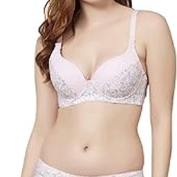 PrettyCat Beautiful Floral Print Lightly Padded T-Shirt Bra Panty Set-picture-25