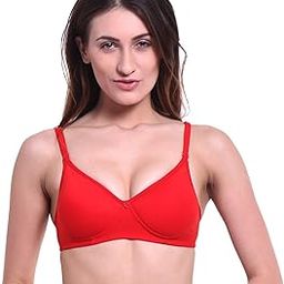 Non-Wired Everyday Bra Red-picture-35