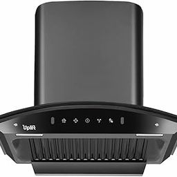 Uplift 60 cm 1350 m3/hr Baffle Filter Autoclean Kitchen Chimney with 10 Yr Warranty (Titania 60, Motion Sensor + Touch Control, Wall Mount, Curved Glass, Ductless & Ducted, Black, Made in India)-35