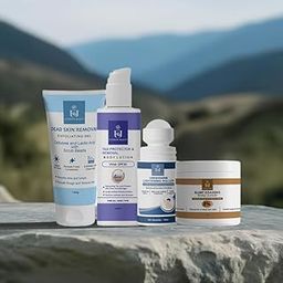 Ultimate Beauty Skincare Set, 4-in-1 Bundle with Dead Skin Removal Gel, SPF30 Body Lotion, Underarm Roller, Body Scrub-image-91