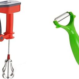 Apex Stainless Steel Curd Maker Hand Blender for Kitchen Egg and Cream, Milkshake, Lassi, Butter Milk Mixer Beater, 0.5 Quart, Multicolour-picture-10
