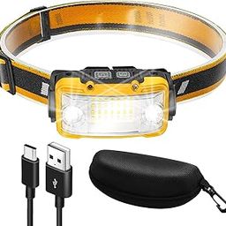 Cercano Headlight, USB Rechargeable, Neck Light, High Brightness, USB, Ultra Wide Angle, Lightweight, Compact, Equipped with Sensor, LED, Disaster Prevention, Waterproof, Camping, Climbing, Hiking,-22