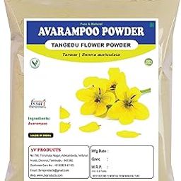 3V PRODUCTS Natural Avarampoo Powder 100 Gram | Tangedu Flower | Tarwar | Avaram Senna | Senna Auriculata for Herbal Tea | Diabetes | Face Pack | Skin & Hair Care & Health Benefits (Pack of 1)-image-46