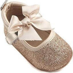 velura Club Bollywood®Shining Baby Bling Anti-Slip Girl Bowknot Princess Shoes 12-18 Months Golden|Clothing Shoes & Accessories | Baby & Toddler Clothing |1 Pair Baby Shoes-picture-44