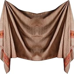 Kashmiri Women's Printed Pure Wool Kullu Shawl Ladies Shawl/Stoles Plain For Winter Wear And Gifting Purpose-image-60