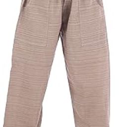 Women Elastic Waist Drawstring Summer Casual Baggy Hippie Yoga Pants-picture-4
