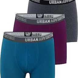 Anti Bacterial Premium Cotton Spandex Trunks Underwear for Men with No Marks Waistband - Moisture Wicking and StayFresh Treatment (Pack of 3)-51