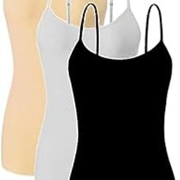 Women's Elastane Stretch Camisole and Stay Fresh Treatment Pack of 2-image-69
