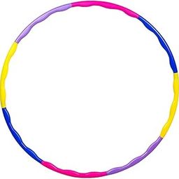 RATNA'S Hula Hoop Unicorn Colours Ring - 30 inch Diameter - 8 Inter-Lockable Pieces - Exercise Ring for Fitness - Kids and Adults - Multicolor-image-10