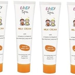 Baby SPA Milk Cream with Vitamin E, B5 & Milk Proteinb, 50g (Pack of 4)-image-0