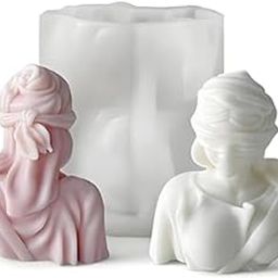 3D Goddess Justice Women Candle Silicone Mould-image-80