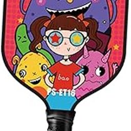 Kids Pickleballs Paddle Pickleball Racket for Children Adults Kids Boys Girls Red| Lightweight & Durable | Professional Rackets-image-84