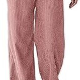 Women's High Waist Wide-Leg Pants Crafted from Soft, Stretchy Fabric, Featuring a Comfortable Loose Fit, Ideal for Casual Style-image-37