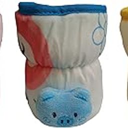 Lappu Bottle Cover for Philips Avent Wide/Broad Neck - Soft Plush Stretchable Baby Bottle Tote Bag With Strap-10