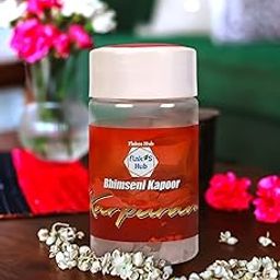 Karpuram Bhimseni Camphor 50g Jar - Pack of 1 (50 g) Pure and Natural Bhimseni Kapoor | Traditional Ayurvedic Camphor | Smokeless Flame & Strong Aroma | Perfect for Puja, Aarti, Havan & Meditation-image-39