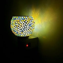DECORDARBAR (01) Camphor Diffuser Burner/Kapoor dani Electrical Camphor/Ceramic Aroma Diffuser | Kapoor Dani Night Lamp Essential Oil Camphor Burner for Fragrance with Switch On/Off Button for Heating-2