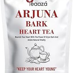 Teaaza Arjuna Bark Heart Tea | Herbal Tea for Healthy Heart & Cholesterol Control | Natural Arjuna Bark Tea for Cardiovascular Support | 100 Grams Loose Leaves-image-42