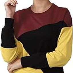 Women Poly Cotton Round Neck Sweatshirt-image-51