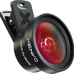 Iphone Camera Lens Pro: Macro Lens & Wide Angle Lens Kit With Led Light, Clip-On Cell Phone Camera Lenses For Iphone, Android, Samsung Mobile Phones And Tablets - Black-29