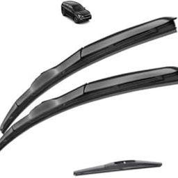 RYU7® Hybrid Wiper Blades Front With Rear Wiper Blade Set Compatible with Mahindra XUV 500 allroad Size- 26"+20"+12"(Set of 3)-15