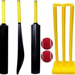 Cricket Set with Full Size PVC Plastic Bat, Wickets, 2 Tennis Balls-image-51